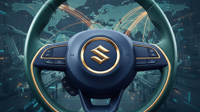 インドの自動車製造工場でのロボットアーム稼働の様子