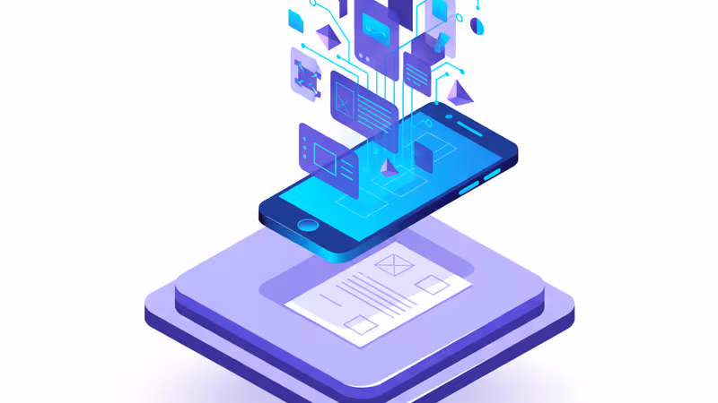 プロフェッショナルな書類スキャンを行うスマートフォンの様子