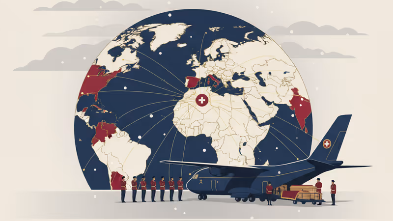 Coffins of fire victims being carried to an Italian Air Force plane