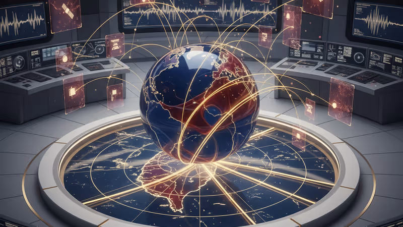 台湾近海をパトロールする海上保安庁の巡視船と海底ケーブルのイメージ