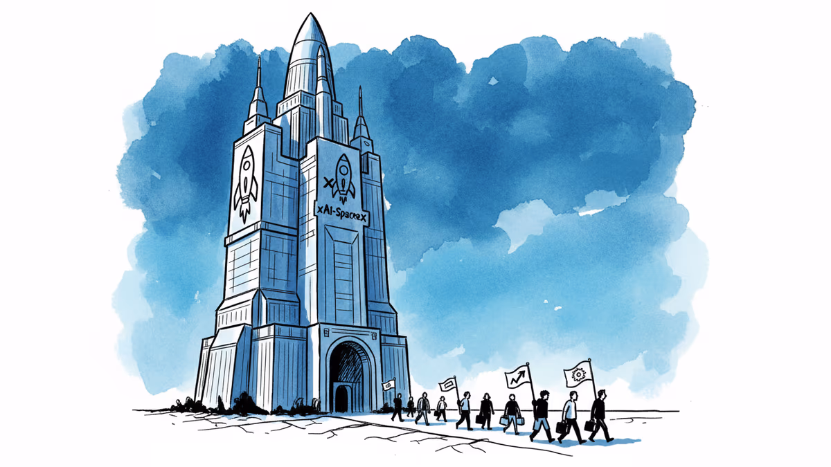 Talent Exodus Follows xAI's $1.25T Mega-Merger