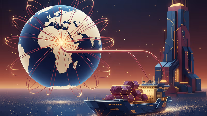 韓国とタンザニアの旗を背景にした重要鉱物のイメージ