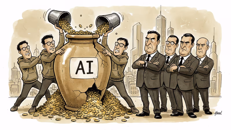 4700億ドルのAI投資競争、巨大テック企業の「賭け」の行方