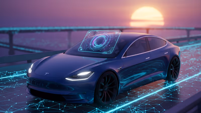 テスラ車の車内ディスプレイに表示されたサブスクリプション画面