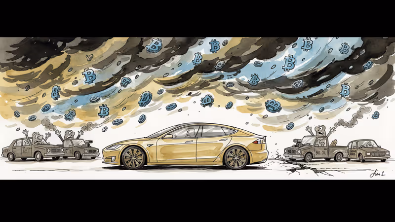 特斯拉持有1.15萬枚比特幣不變，帳面虧損2.39億美元