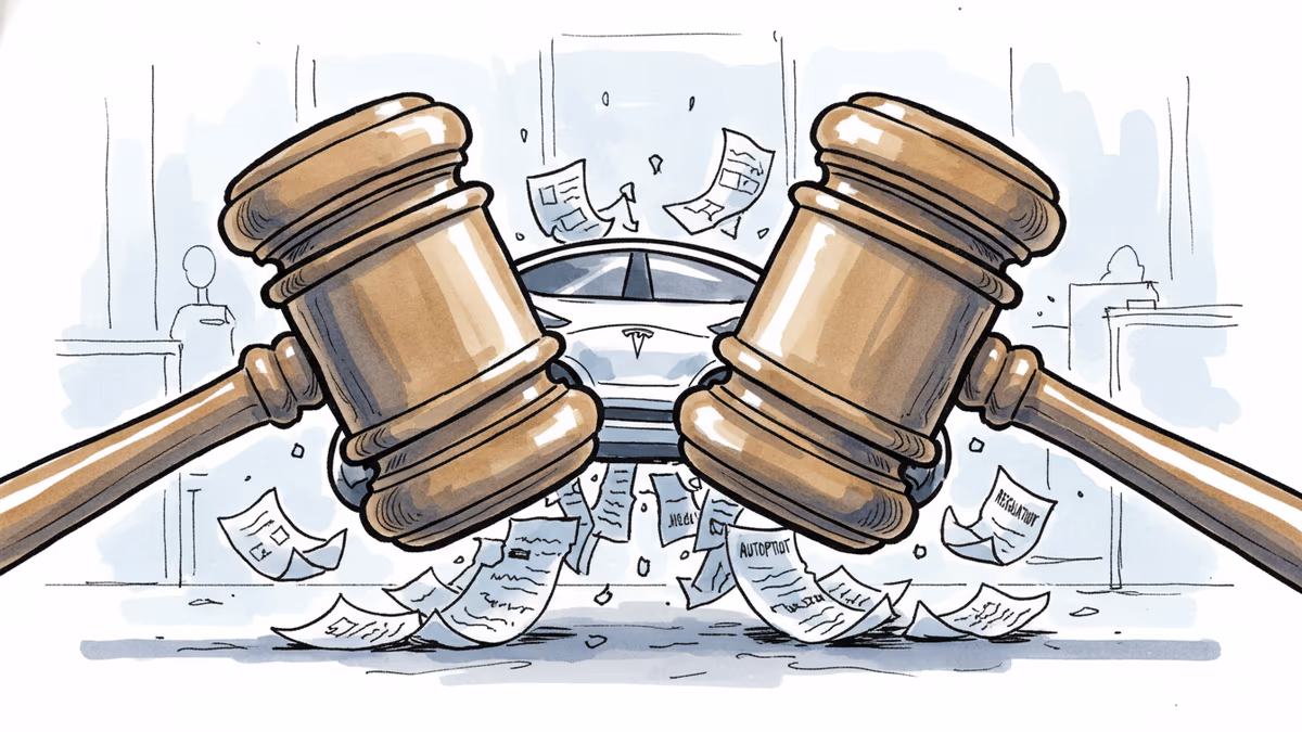 テスラ、カリフォルニア州と法廷で再対決 - 自動運転の「誇大広告」を巡る攻防