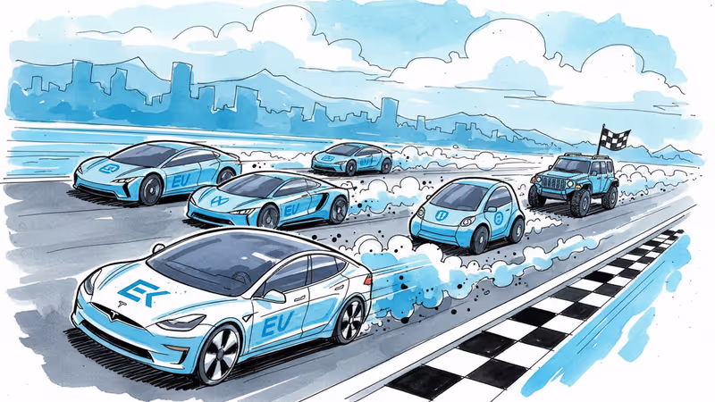 Tesla's Revenue Drops for Second Straight Year as Musk's AI Pivot Stumbles