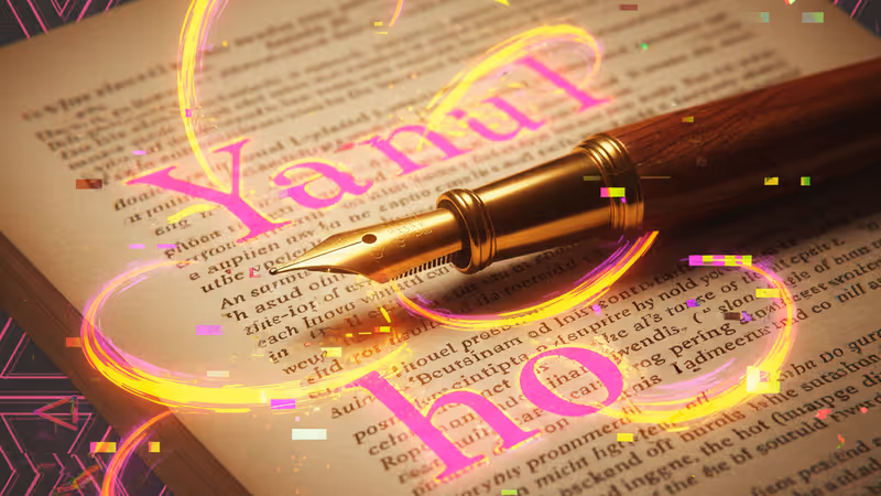 A fountain pen on a dictionary page with challenging words