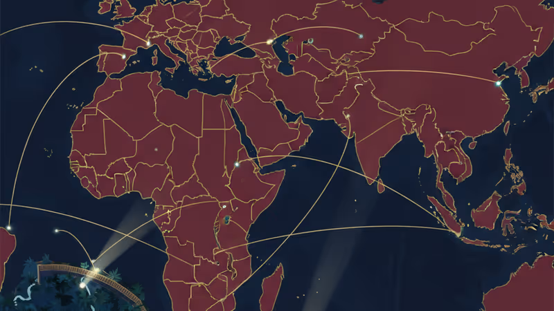 Visual representation of drones over the Thai-Cambodian border