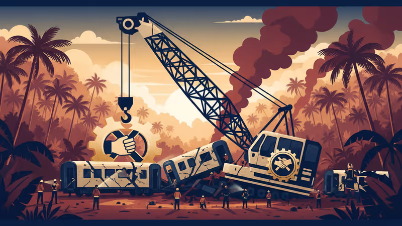 泰國火車起重機倒塌事故釀30死：54億美元高鐵工程爆嚴重工安醜聞