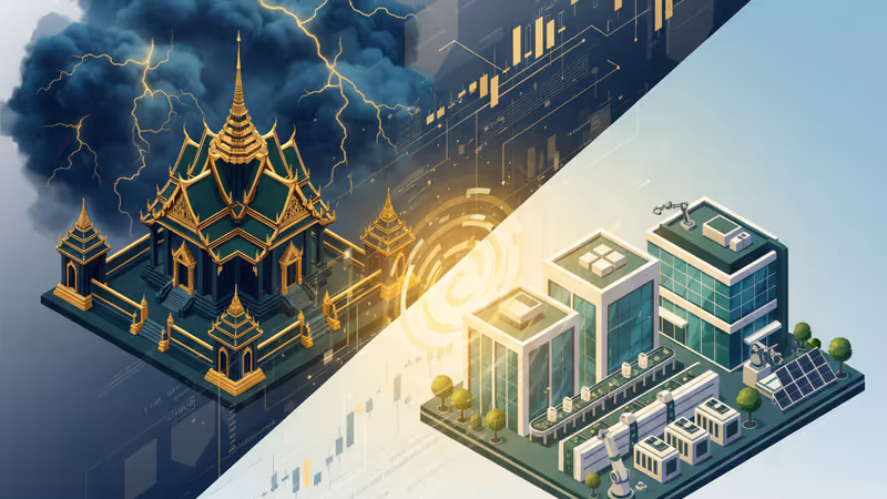 タイとベトナムの経済成長の明暗を示すグラフィック