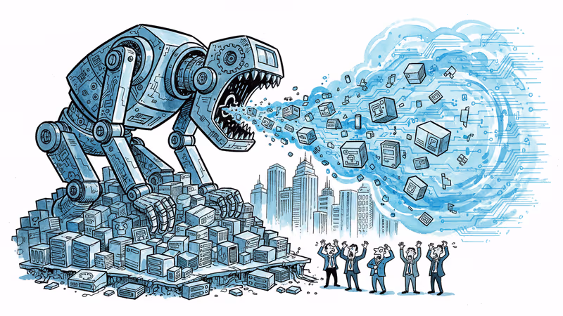 軟體股重挫20%，AI重塑企業IT投資版圖