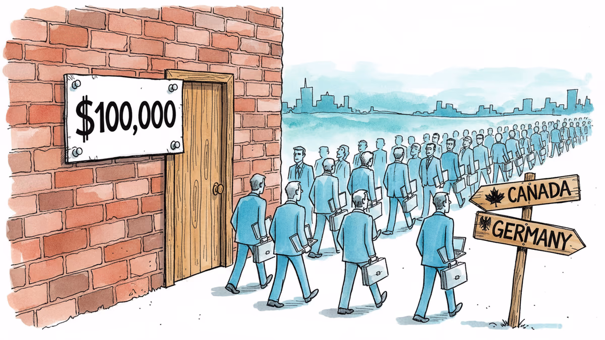 10만 달러 비자 장벽, 미국 테크 산업의 자충수인가