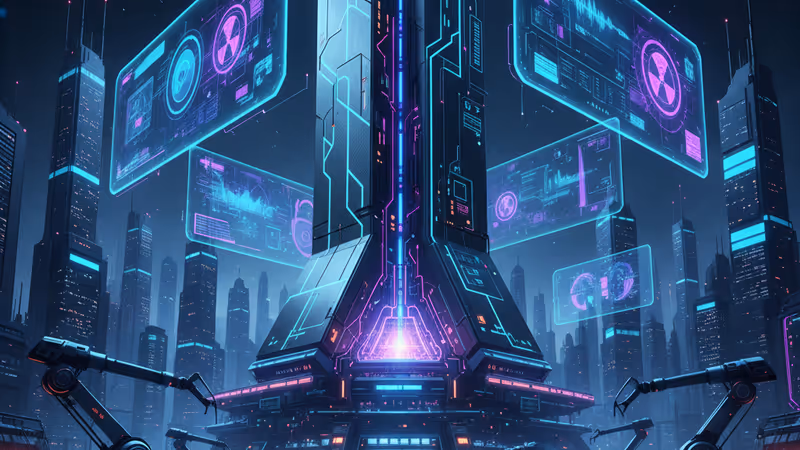 미래형 소형모듈원전(SMR) 부품이 조립되는 첨단 공장 내부 전경