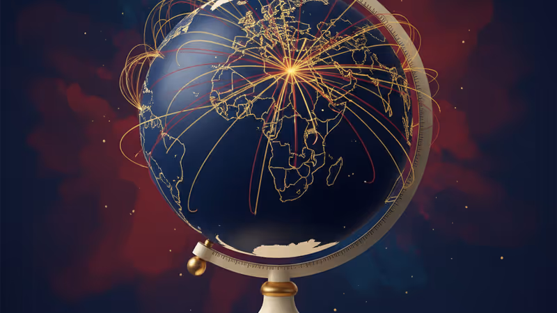 사상 최대 무역 흑자를 상징하는 거대한 화물항의 전경