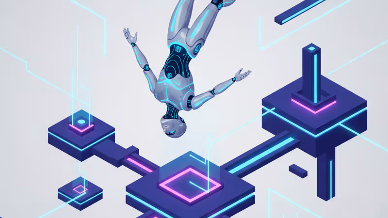 バックフリップを披露するUnitreeの人型ロボットの様子