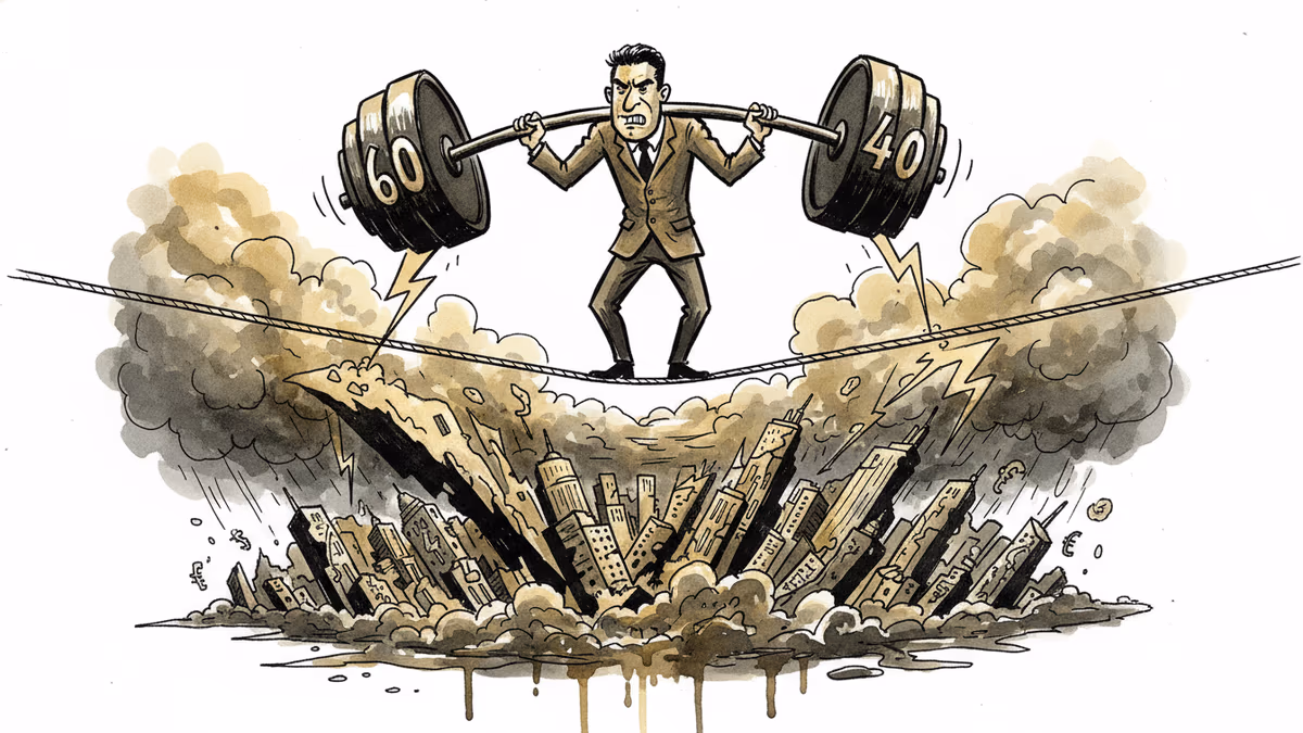 60-40投資組合面臨2022年來最差月份