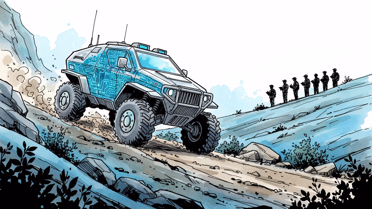 AI上戰場：自主軍用車輛的真實進度