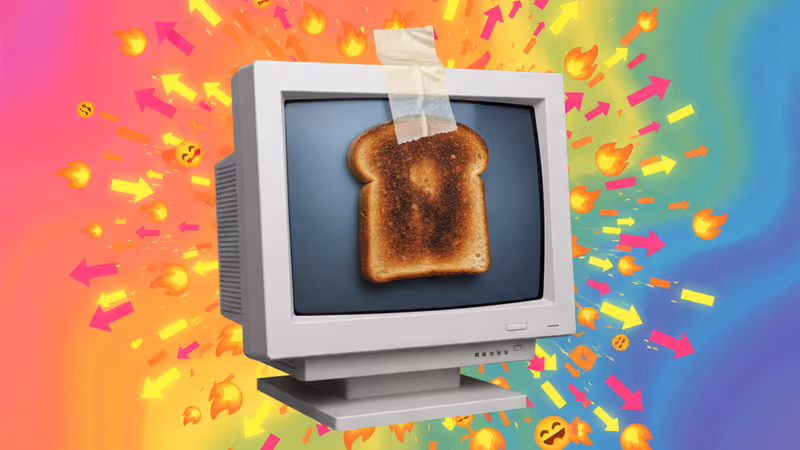 帶有神祕與荒誕色彩的詛咒迷因圖意象