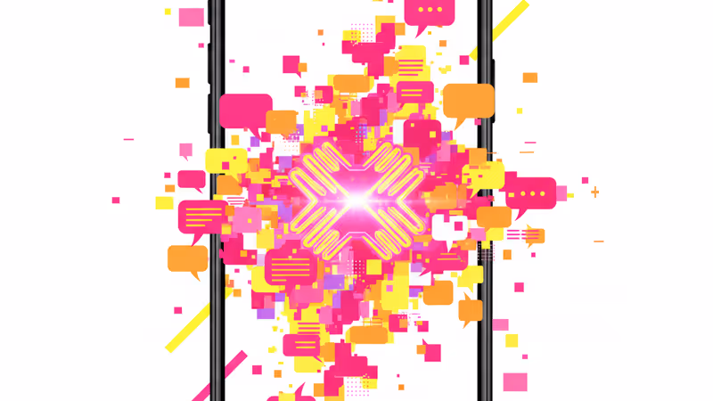 専門的な職場で困惑した表情を浮かべる女性と、背後で説明を続ける男性の様子