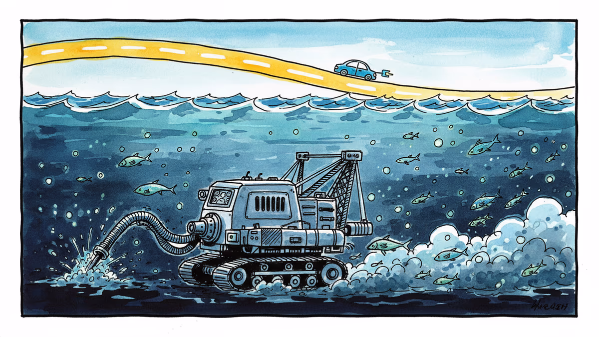 심해 4,000m 아래, 배터리 전쟁의 새 전선