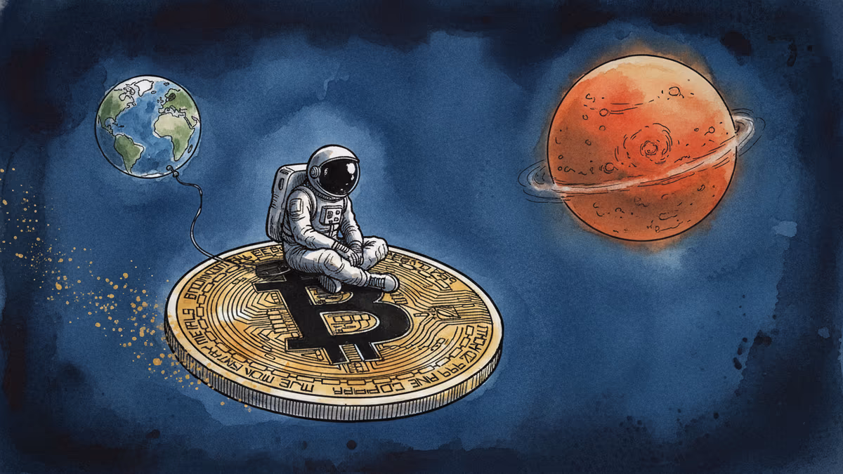 暗号資産の億万長者が火星へ——宇宙と仮想通貨の交差点