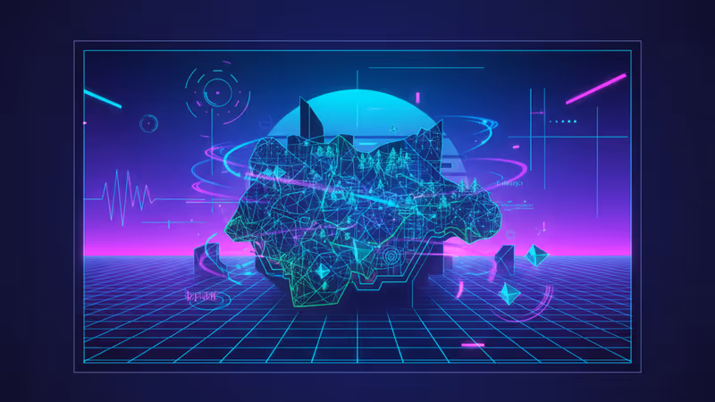 エストニアの森でドローンとセンサーがネットワークで繋がるイメージ