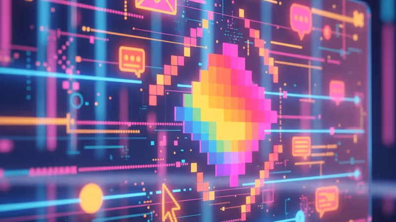 Digital visualization of 2025 global search trends