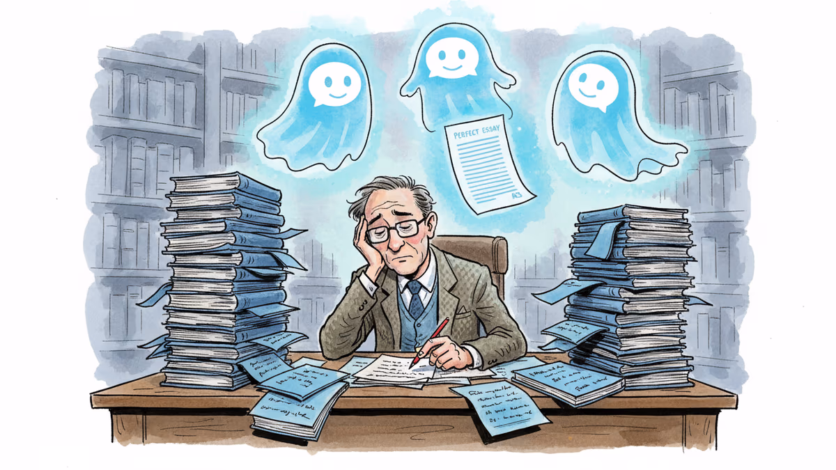 當AI讓寫作變得「無痛」：一位教授的手寫實驗揭示了什麼？