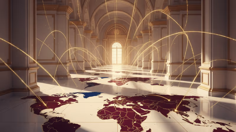 委內瑞拉加拉加斯市景與落日餘暉