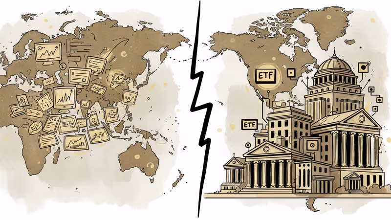 The Great Crypto Split - Asia Owns Usage, America Controls Capital