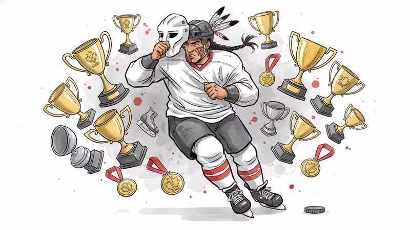 숨겨진 정체성으로 살았던 NHL 최초 원주민 선수의 비극