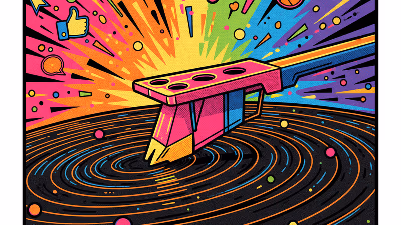 レコードの溝を走る針のクローズアップ