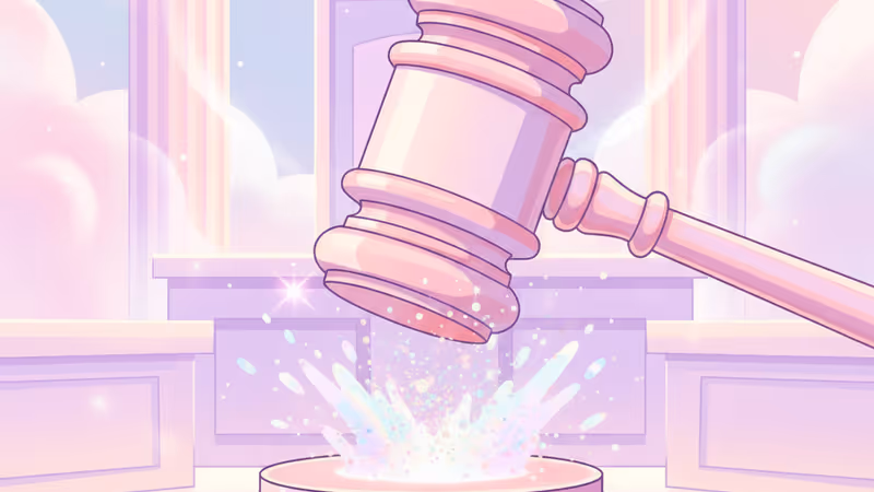 Close-up of a judge's gavel symbolizing the intensity of the legal drama