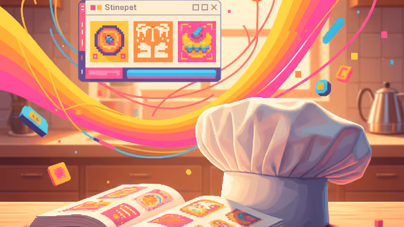 悼念 Elle Simone Scott，桌上擺放著廚師帽與食譜，氣氛莊重