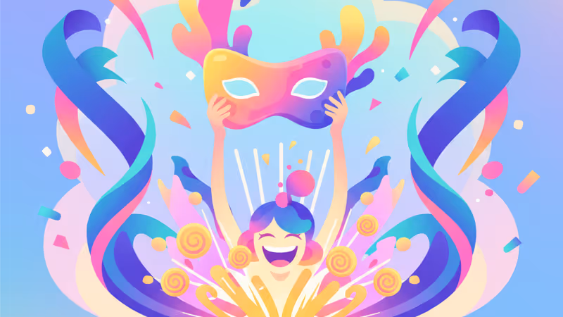 복면을 벗고 환하게 웃고 있는 코미디언 티파니 해디쉬의 모습