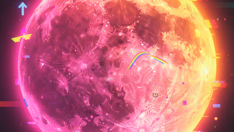 A detailed view of the waxing gibbous moon