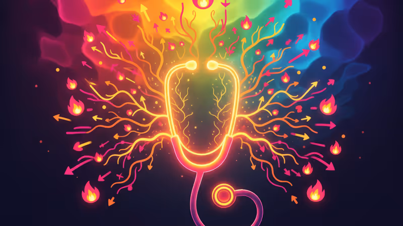 医療診断の重みを感じさせる、窓辺に立つ人物のシルエット。