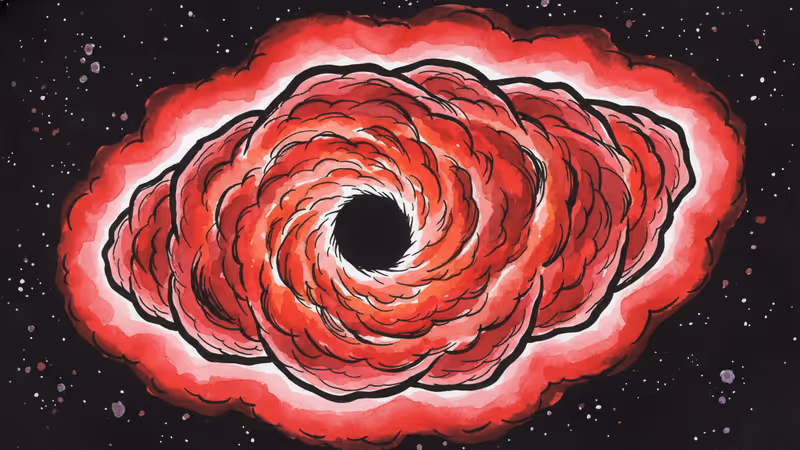 韋伯望遠鏡解開「小紅點」之謎：超大質量黑洞的繭期首次被觀測