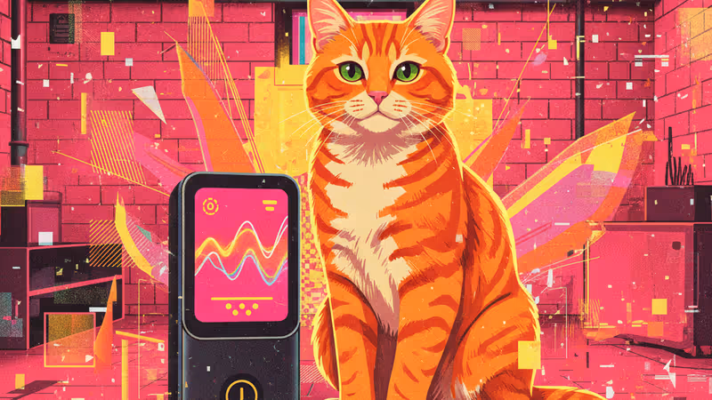 햇살 아래 앉아 지적인 표정을 짓고 있는 치즈 고양이