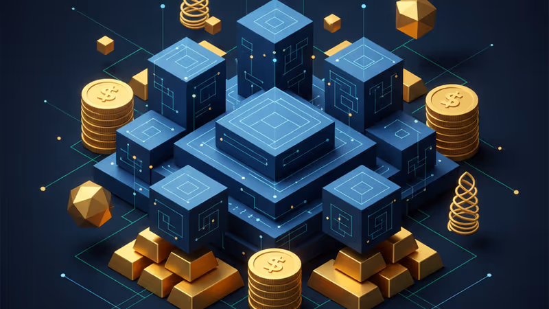 結合電路板與未來城市景觀的基礎設施象徵圖