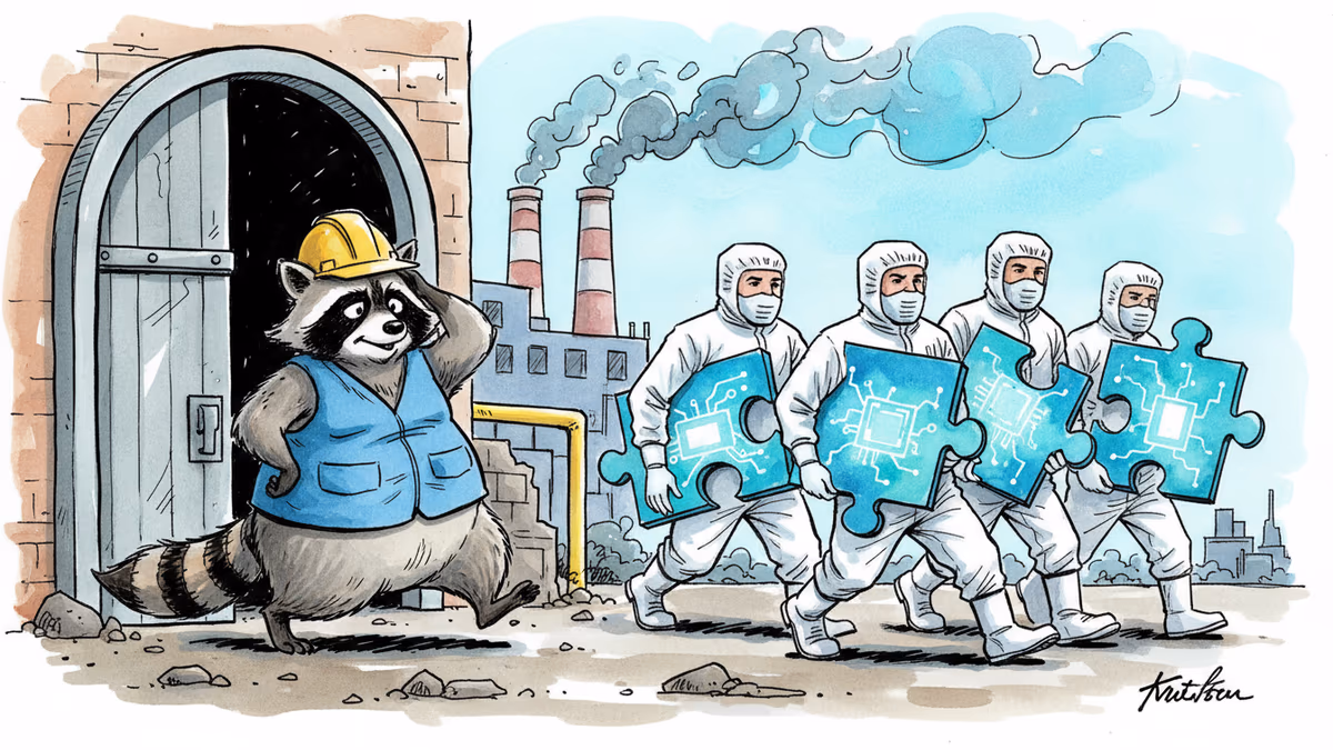 너구리가 살던 공장이 AI 패권 전쟁터가 됐다