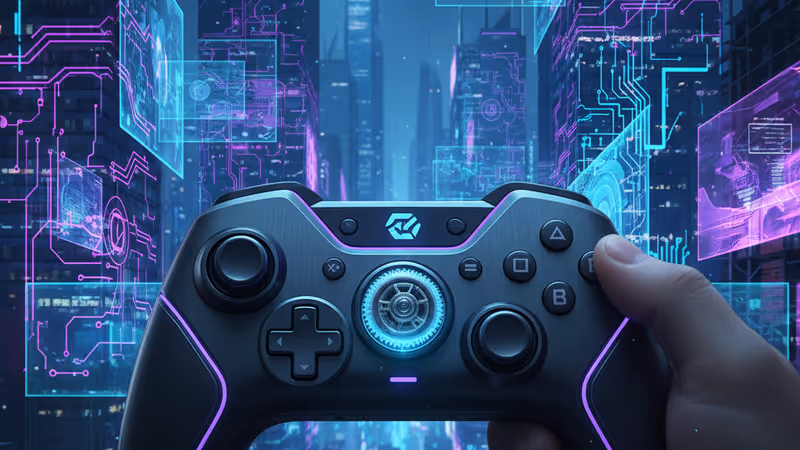 GameSir Swift Drive controller with mini wheel