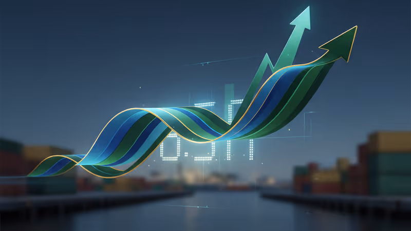 태국 바트화 동전과 배경의 공장 모습