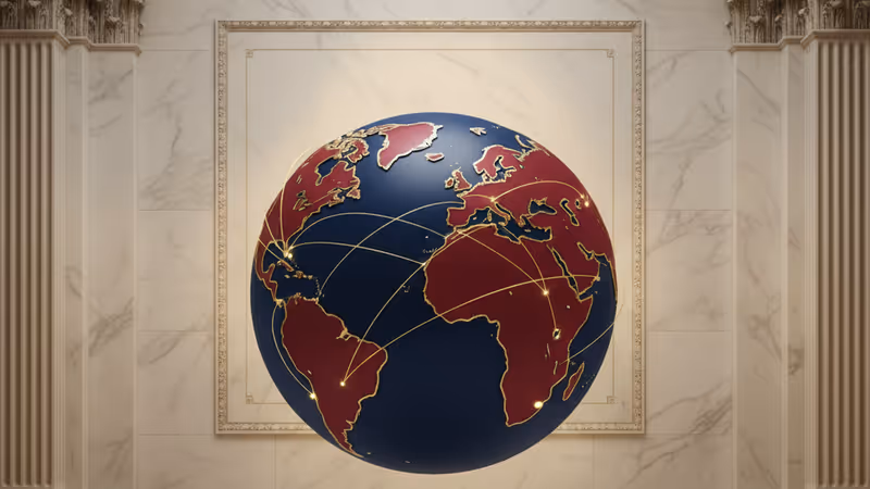 An empty wall space in the US Capitol where a plaque is missing