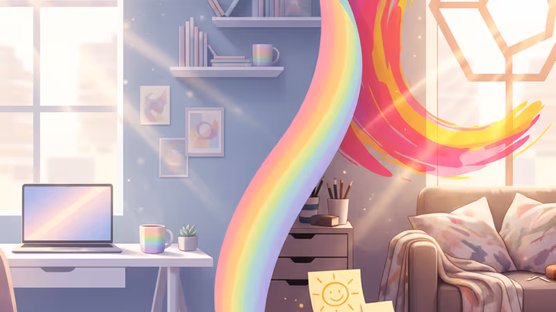 가상의 동료 셰릴의 이름표가 붙은 지저분한 커피 컵