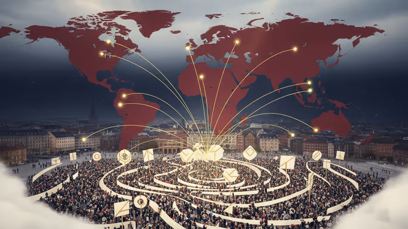 트럼프의 그린란드 매입 발언에 분노한 코펜하겐의 수천 명 시위대 2026