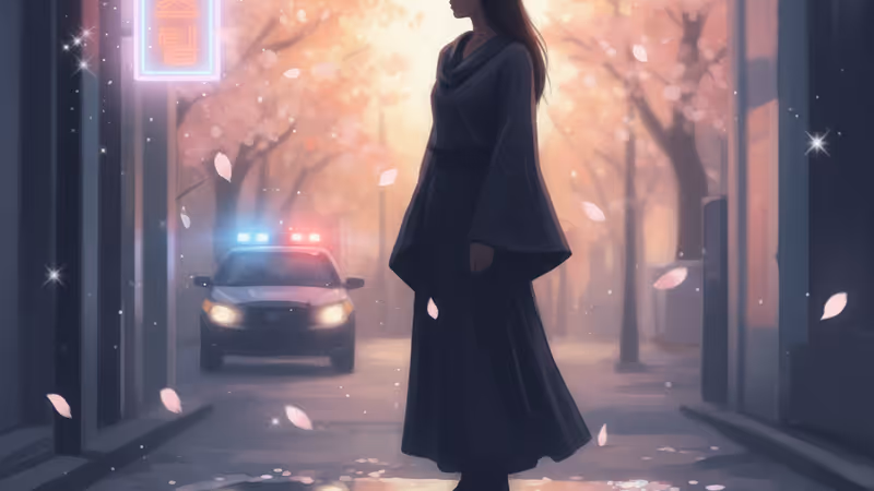 南志鉉飾演的洪恩助成為通緝犯的劇照背景