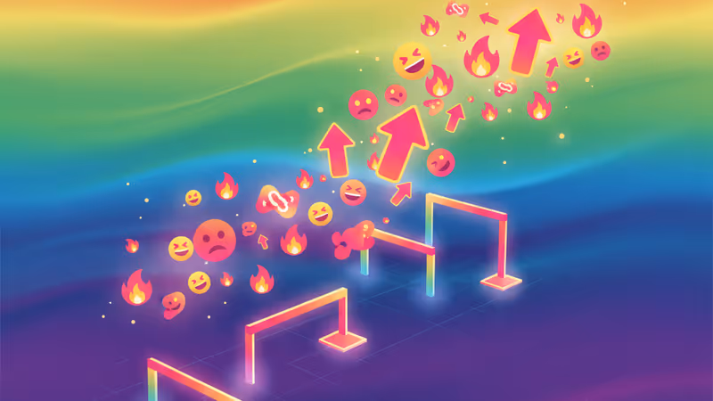 A game screen showing alphabet letters jumping over hurdles