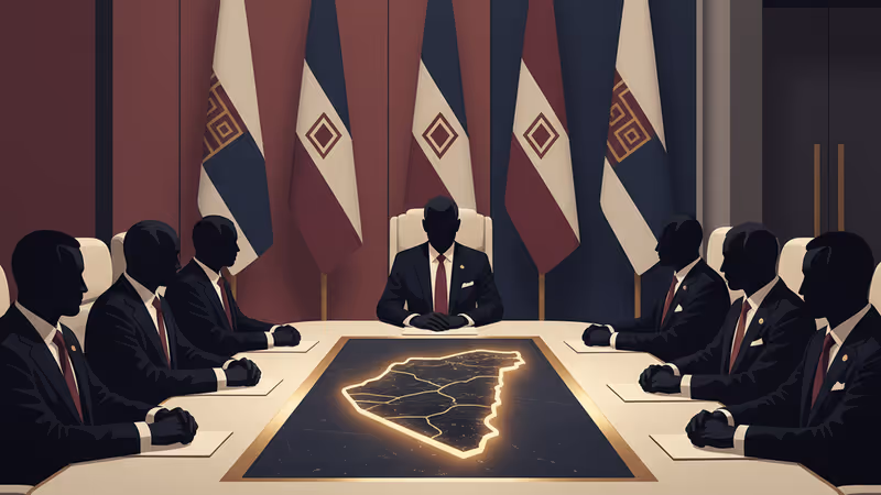 Diplomatic board meeting regarding Gaza reconstruction